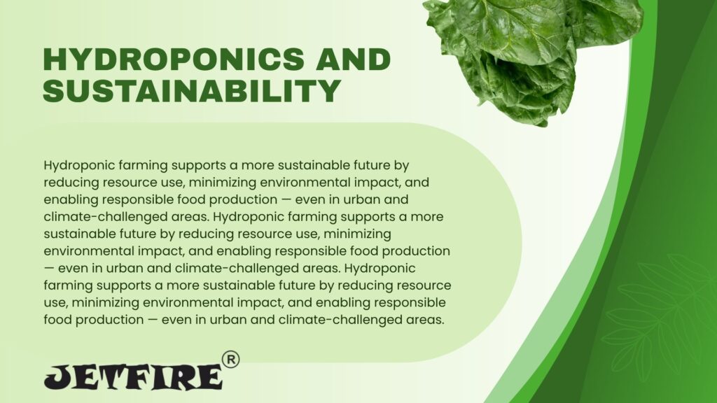 Hydroponic Gardening Systems for Beginners: Ultimate Guide to Easy Setup & Growth 9 Hydroponics and Sustainability