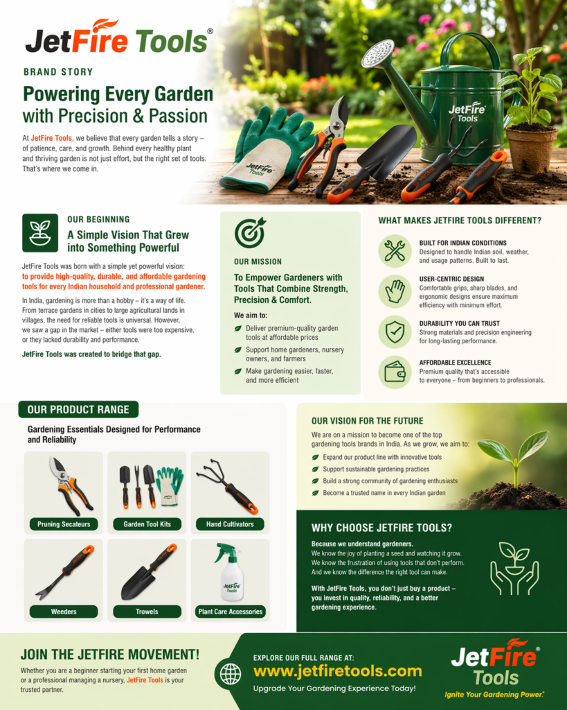 JetFire Tools – Powering Every Garden with Precision & Passion 1 JetFire Tools – Powering Every Garden with Precision & Passion