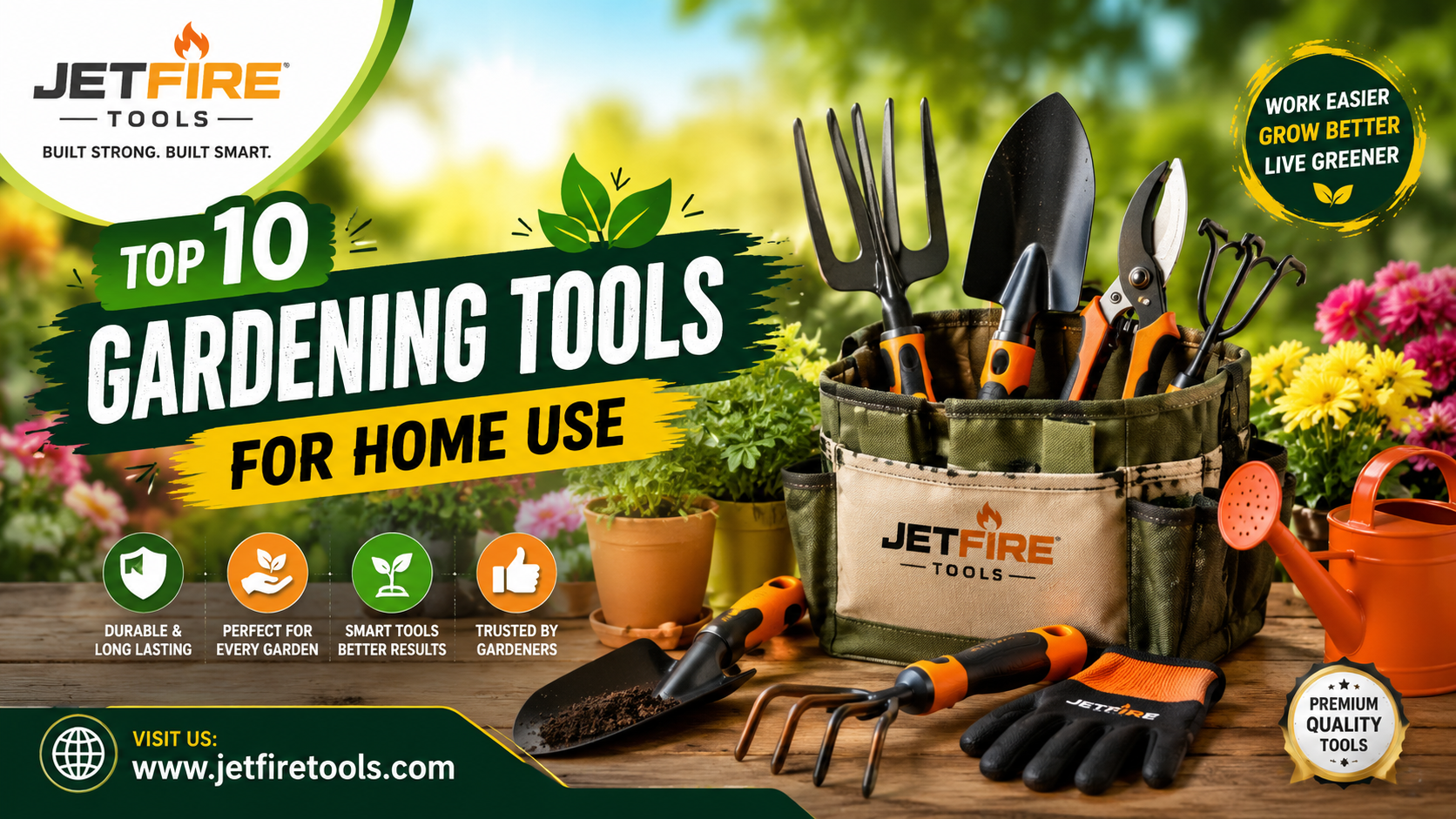 Top 10 Gardening Tools for Home Use – Powerful & Essential Tools for a Thriving Home Garden 4 Top 10 Gardening Tools for Home Use