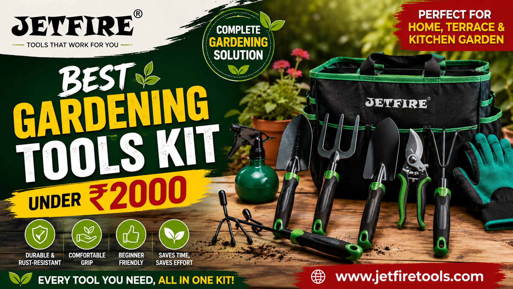 Best Gardening Tools Kit Under 2000 in India – Ultimate Value-Packed Choice for Every Gardener 4 Best Gardening Tools Kit Under 2000 in India