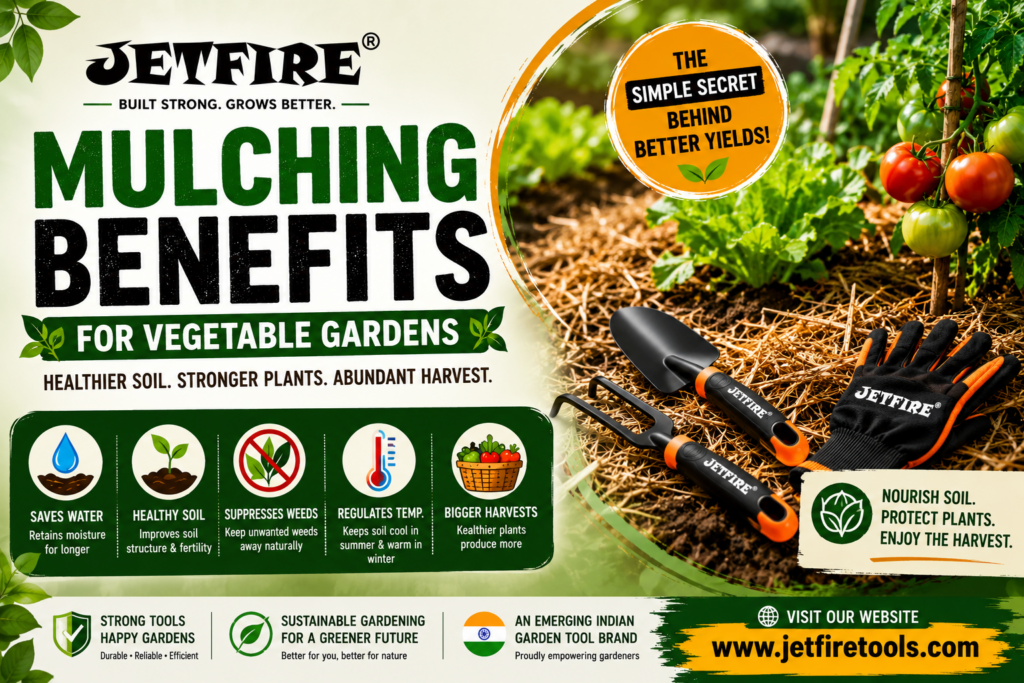 Amazing Mulching Benefits for Vegetable Gardens: Proven Ways to Boost Growth, Save Water & Improve Soil Naturally 2 Mulching Benefits for Vegetable Gardens